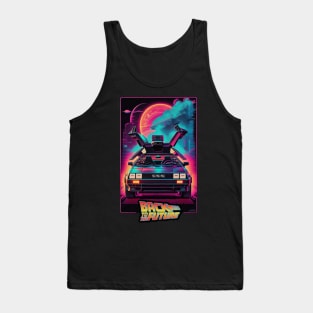 Back To The Future Delorean Tank Top